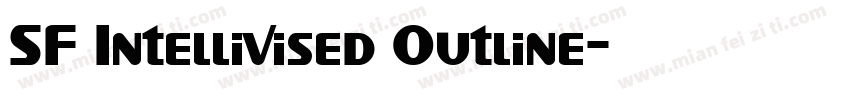 SF Intellivised Outline字体转换